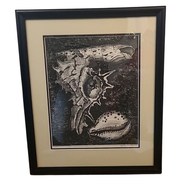 "Shells"‎ Joseph Polley Paine Listed Artist Painting 12x14.5" Framed 17x21.5" - Picture 6 of 13